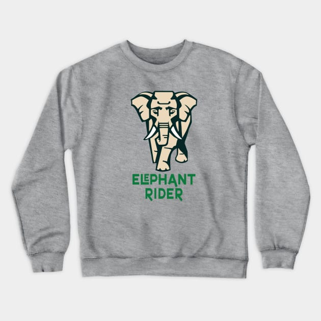 ELEPHANT RIDER Crewneck Sweatshirt by haegifrq